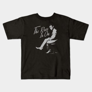 The Race Is On Kids T-Shirt